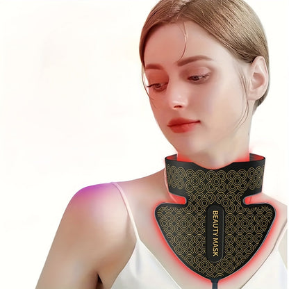 LED Neck Rejuvenation Device – Relax, Recharge & Radiate Youth with Red Light Therapy for Skin Tightening and Wrinkle Reduction