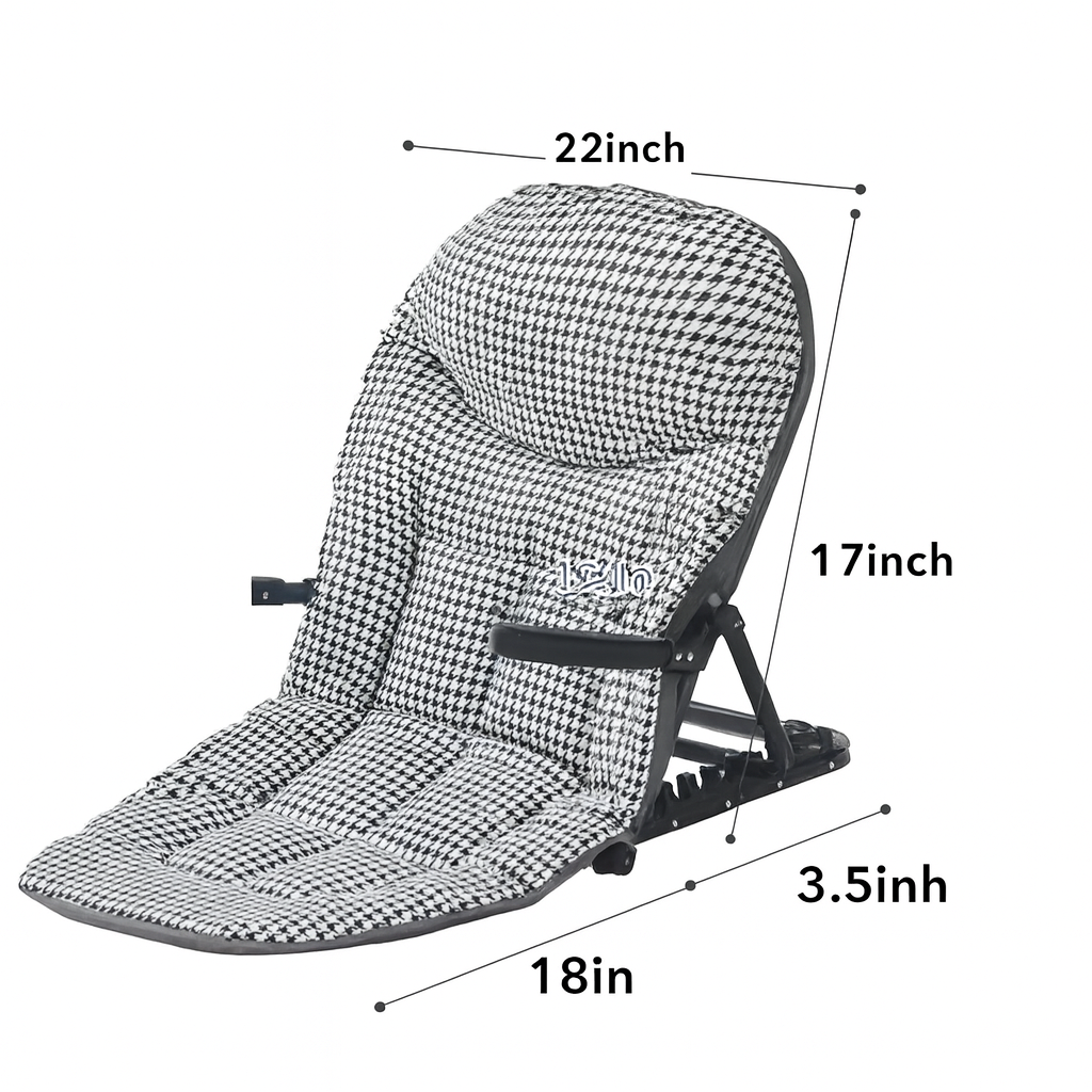Foldable Tatami Recliner Chair – Adjustable Backrest, Armrests, Portable Floor Seat with Free Pillow for Dorm, Bedroom & Outdoor Relaxation