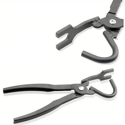 Universal Exhaust Clamp Hanger Bracket Tool – Heavy-Duty Disassembly & Separation Clamp for Automotive Rubber Exhaust Pipe Support, Perfect for Mechanics & Car Repair