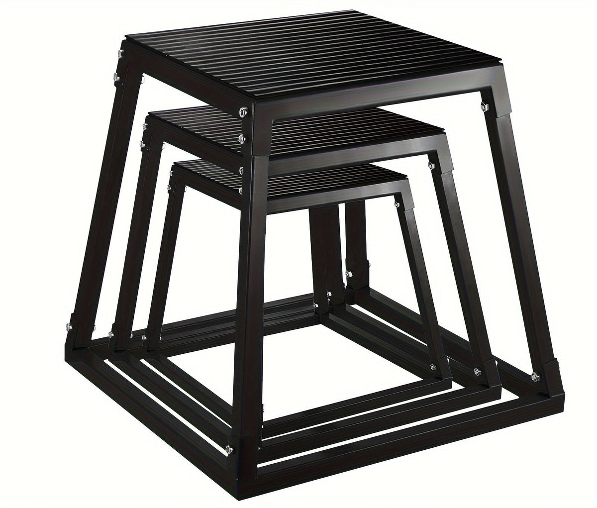 Heavy-Duty Steel Fitness Platform Plyometric Jump Box –  For Jump Training, Crossfit, Strength & Conditioning Home Workouts