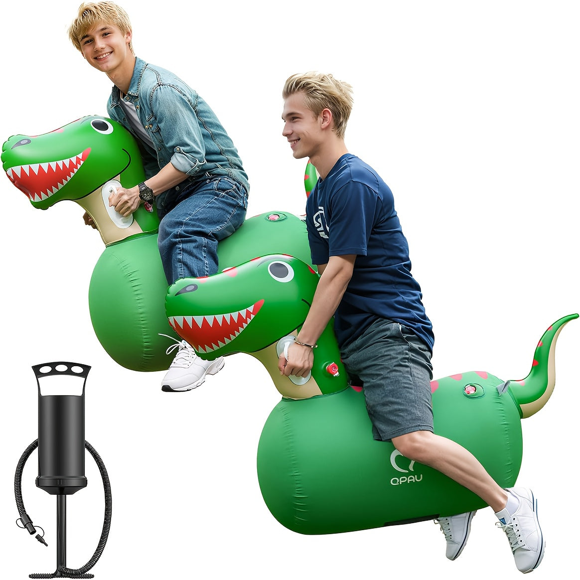 Giant Inflatable Bouncy Dinosaurs – Durable Ride-On Dinosaur Toy for Kids’ Jumping, Bouncing, and Active Indoor or Outdoor Playtime Fun