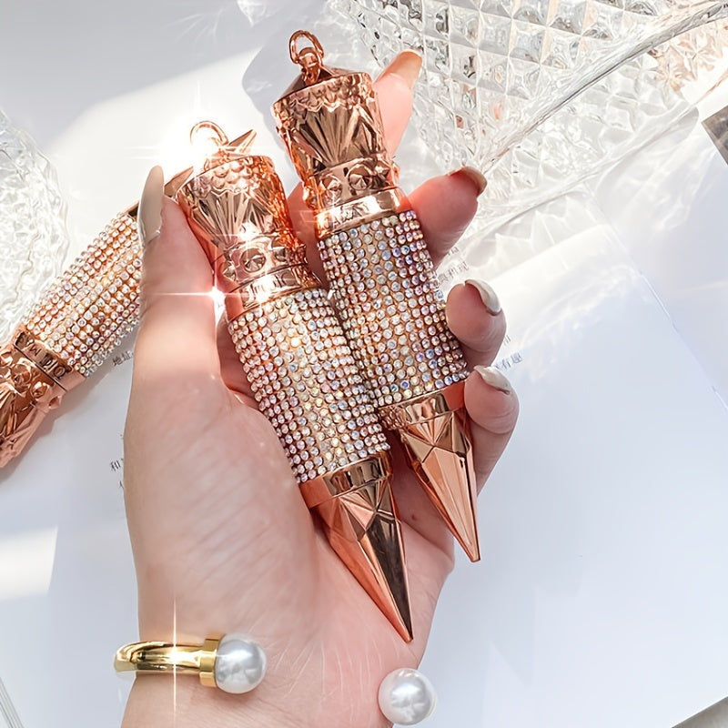 Scepter Mascara with Rhinestone Shell – Waterproof, Smudge-Proof Formula Creates Naturally Long, Thick, and Curled Eyelashes for Glamorous All-Day Wear