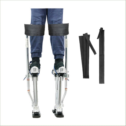 Drywall Stilt Straps – 2-Pack Adjustable Nylon Leg Bands with Padding for Comfort & Secure Fit