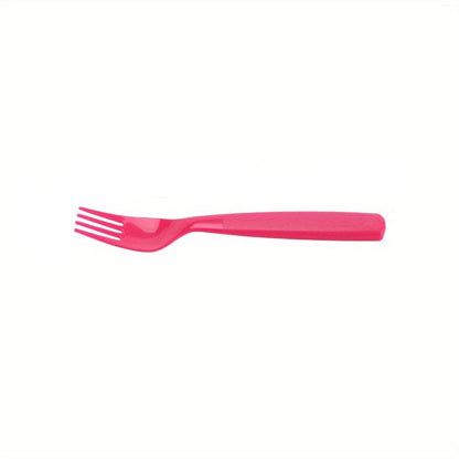 Pink Square Kids Dinnerware Set – 24pcs BPA-Free Plates, Bowls, Cups, Forks, and Spoons, Microwave & Dishwasher Safe, Perfect for Daily Meals and Snacks