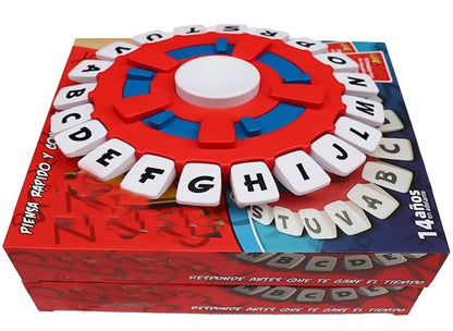 Spanish Word Board Game for Kids & Family – Fast-Paced Interactive Educational Toy Boosting Vocabulary, Spelling, and Quick Thinking Skills
