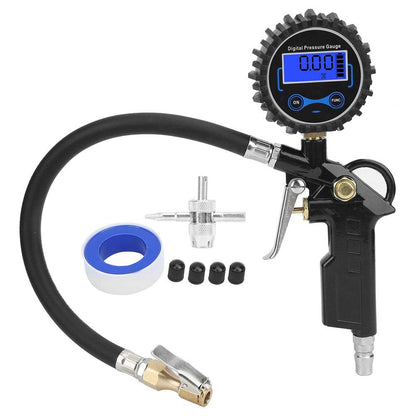Digital Tire Pressure Gauge with LED LCD – High‑Precision Night Vision Inflator Tool for Cars, SUVs and All Vehicle Maintenance Needs