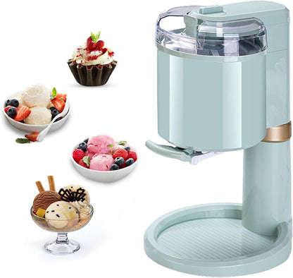 Automatic Mini Ice Cream Maker – Compact Electric Machine for Homemade Fruit Cones & Frozen Desserts