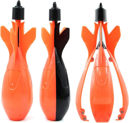 Carp Fishing Rocket Feeder – Portable Spod Bomb Bait Holder for Pellet Feeding, Lure Delivery, and Long-Distance Casting Efficiency