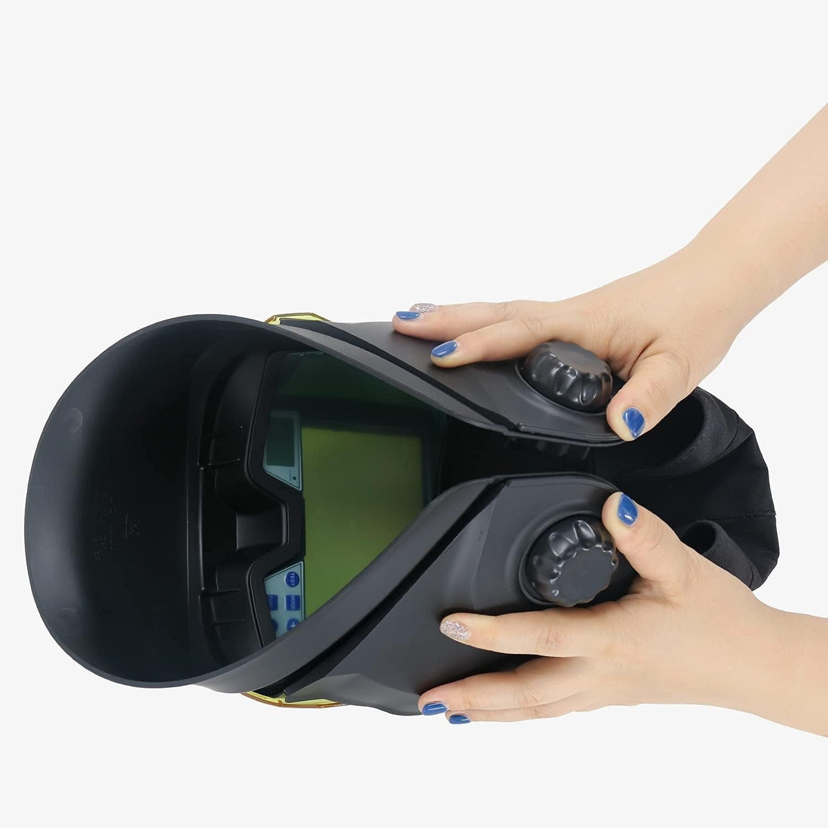 Professional Auto Darkening Welding Helmet – Large View True Color Mask for TIG MIG MMA Welding