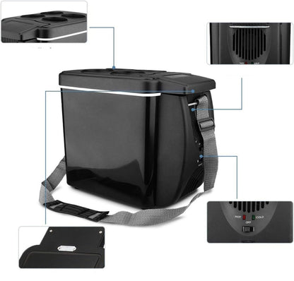 Mini Car Refrigerator 6L – Portable 12V Thermoelectric Cooler for Fruits, Drinks and Travel Use