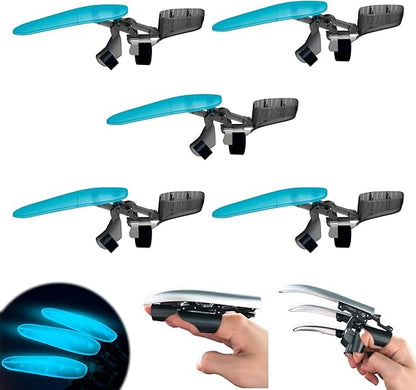 Retractable Mechanical Claw Toy – 3D Creative Assembly Finger Claw Prop for Kids, Movie-Inspired Halloween Cosplay, Party Decorations & Interactive Play