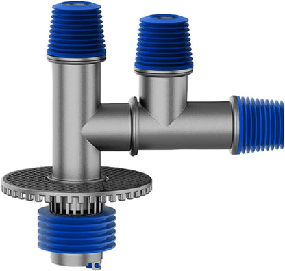 Universal Washing Machine Drain Connector – 2-in-1  Floor Sewer Adapter for Sinks, Washrooms, Laundry Hoses & Anti-Leak Plumbing Installations