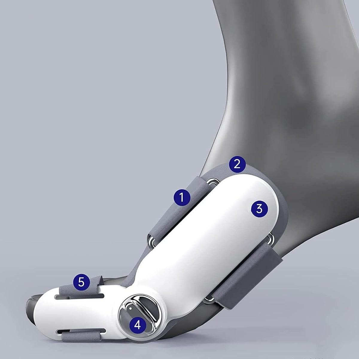 Electric Bunion Straightener with Vibration Massage - Airbag Toe Separator for Hallux Valgus Correction and Comfortable Alignment