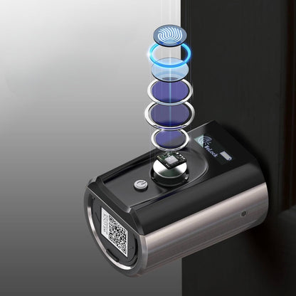 Smart Bluetooth Door Lock – Biometric Fingerprint, App, Key & 13.56MHz IC Card Access for Hassle-Free Home & Office Security