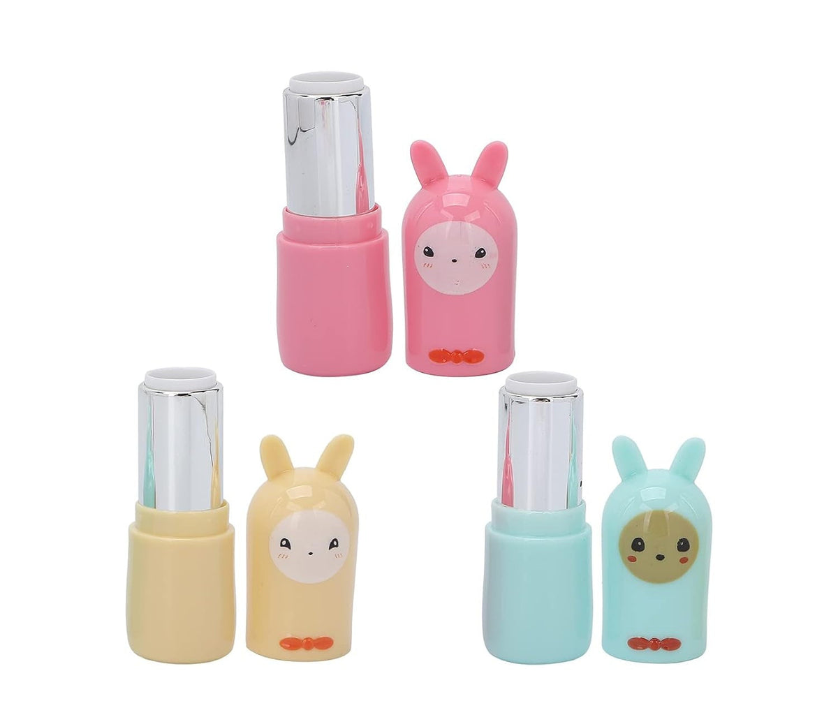Refillable Lipstick Tube Set – 5-Piece 12.1mm Empty Lip Balm Containers with Gift Box