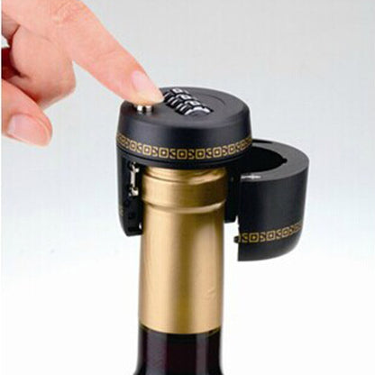 Password Bottle Lock Cap – Secure Wine Bottle Combination Lock for Bar Accessories, Gifts & Tamper-Proof Drink Storage Solution