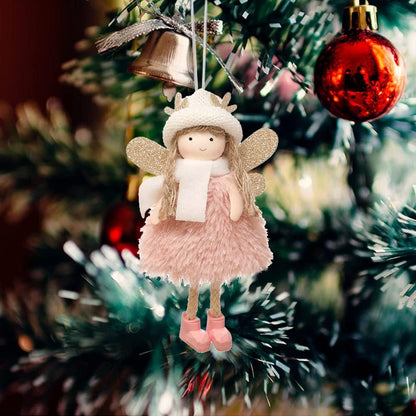 Christmas Angel Doll Tree Hanging Decor – Cute Ornaments for Xmas Trees, New Year Decorations, Holiday Parties, and Festive Home Styling