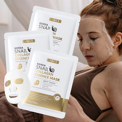 Hydrating Face Mask Set – 15-Piece Vitamin C, Snail, and Sakura Sheet Masks for Brightening, Moisturizing, and Revitalizing All Skin Types