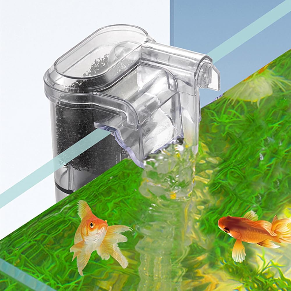Silent Aquarium Filter - External Fish Tank Filter with Adjustable Flow for Clean, Quiet Aquatic Life Maintenance