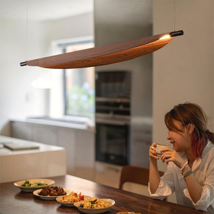Japanese‑Style Wabi‑Sabi Bar Table Chandelier – Elegant Suspended Light Fixture for Tea Room, Office, Restaurant or Luxury Lobby Ambiance
