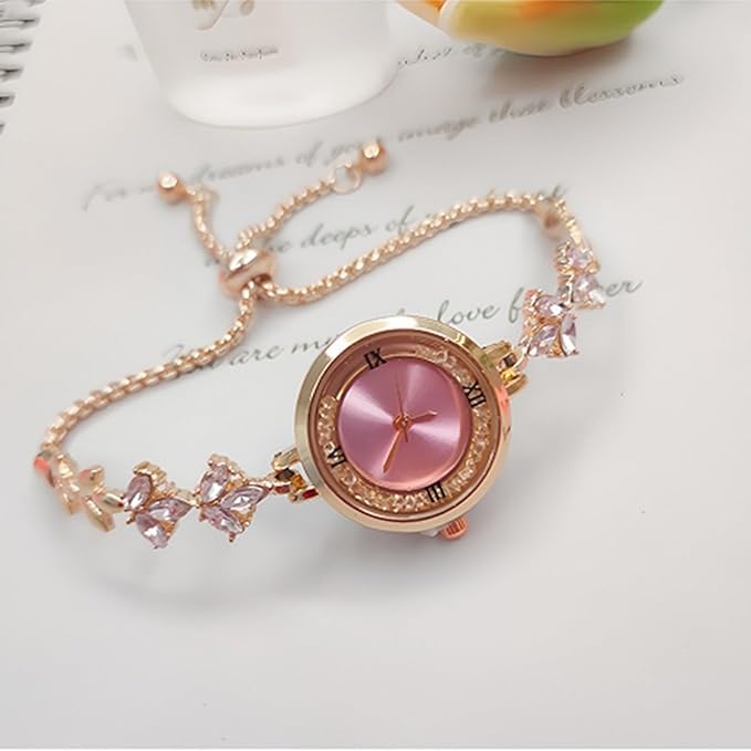 Vintage Rhinestone Women’s Quartz Bracelet Watch – Elegant Fashion Timepiece for Ladies, Classic Design for Luxury Everyday Style