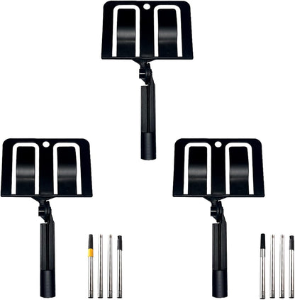 Paint Baffle Holder with Extension Pole – 360° Rotating Cleaning Tool for Paint Color Separation, Anti-Splash, Easy-to-Clean, and Durable Design