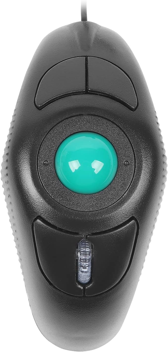 USB Mini Trackball Mouse – 4D Portable Finger-Controlled Handheld Device with Accurate Cursor Movement
