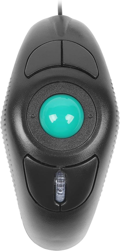 USB Mini Trackball Mouse – 4D Portable Finger-Controlled Handheld Device with Accurate Cursor Movement