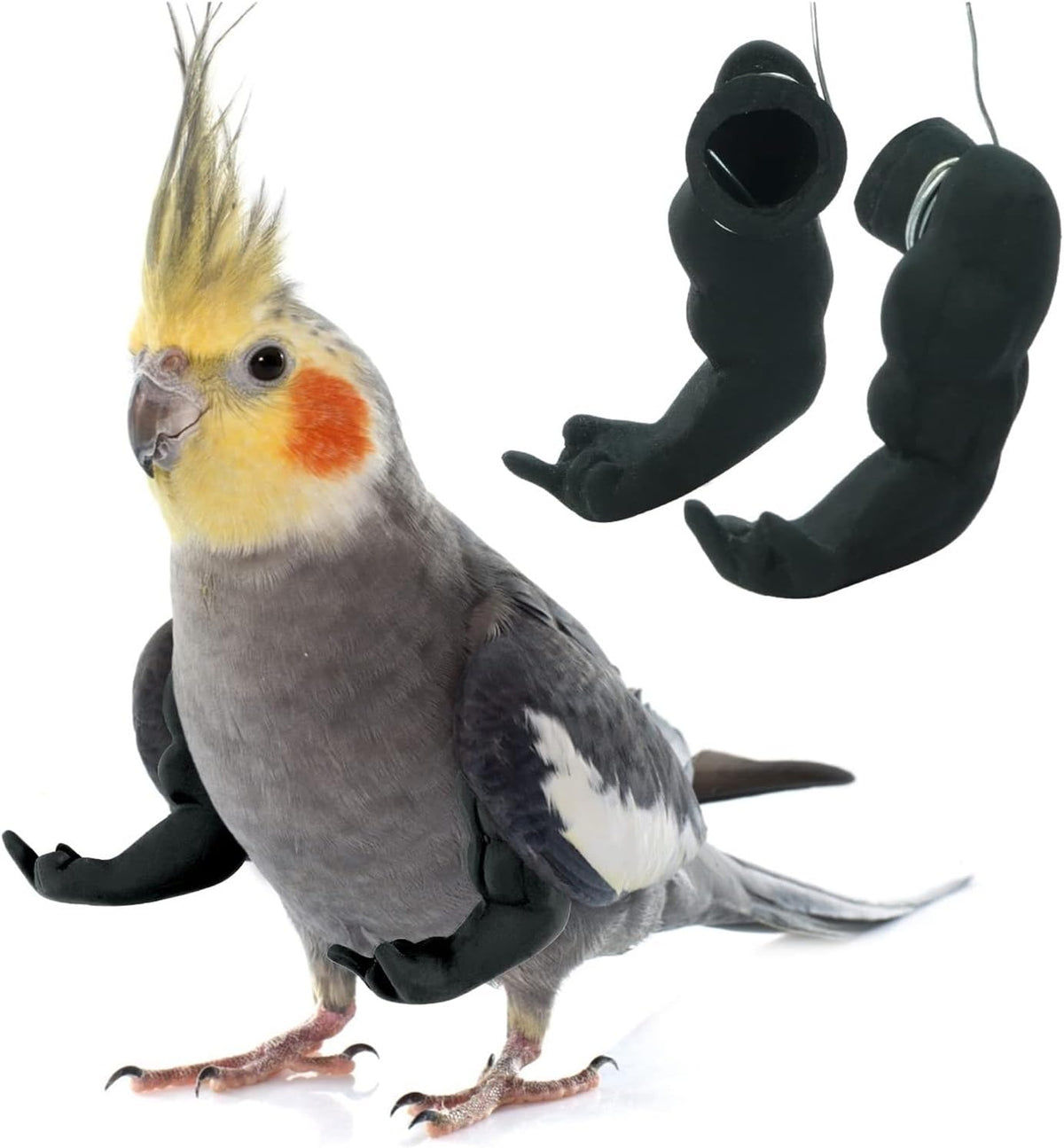 Funny Fighting Chicken Arms Toy – Artificial Muscle Arms Costume Accessory for Pigeon Hen Novelty Farmyard Entertainment Prop.