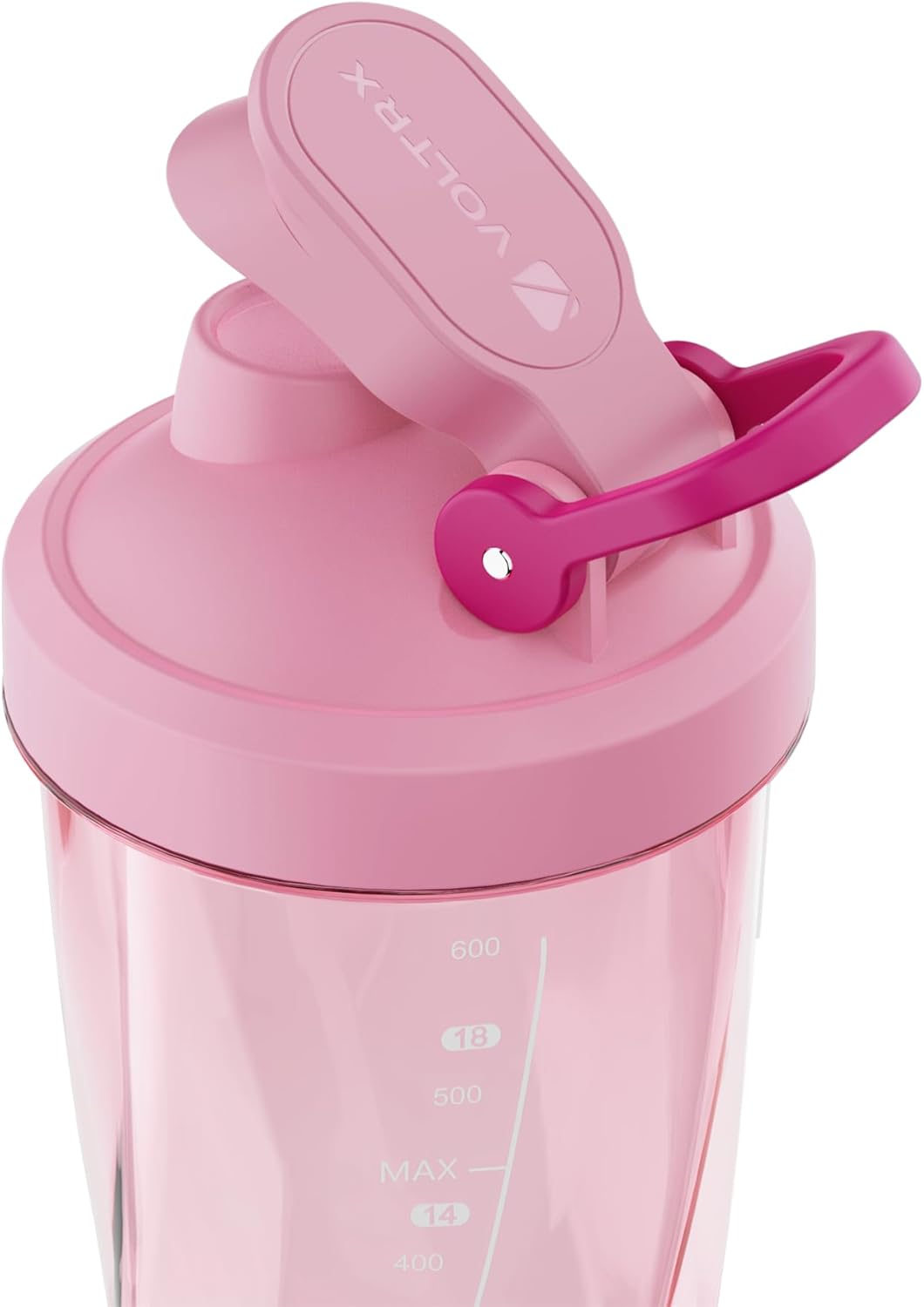 USB Rechargeable Protein Shaker Bottle – 650ml Portable Electric Blender Cup, BPA-Free Tritan