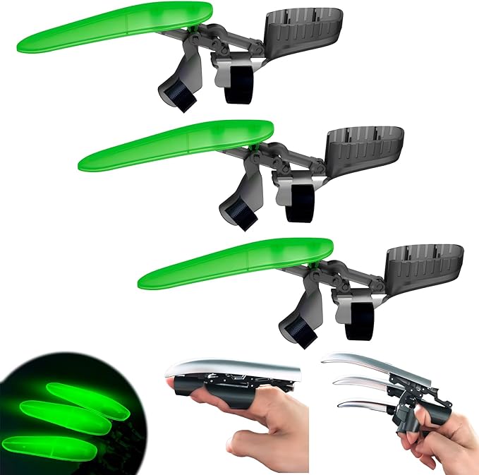 Retractable Mechanical Claw Toy – 3D Creative Assembly Finger Claw Prop for Kids, Movie-Inspired Halloween Cosplay, Party Decorations & Interactive Play
