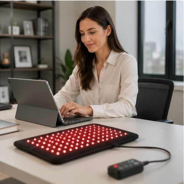 Red Light Therapy Pad - Portable Infrared LED Device for Body Recovery, Comfort and Wellness Support