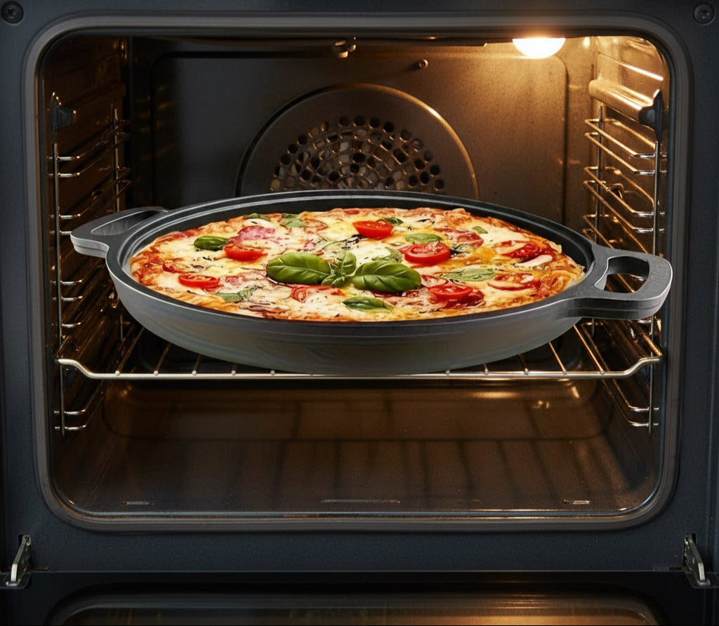 Non-Stick Cast Iron Skillet – Durable Versatile Frying Pan for Home Cooking, Outdoor Camping, BBQ, and Daily Kitchen Essentials