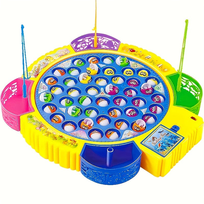 Electric Fishing Game Set – 15/24/45-Piece Educational Toy Kit for Boys & Girls, Fun Holiday Gift Idea
