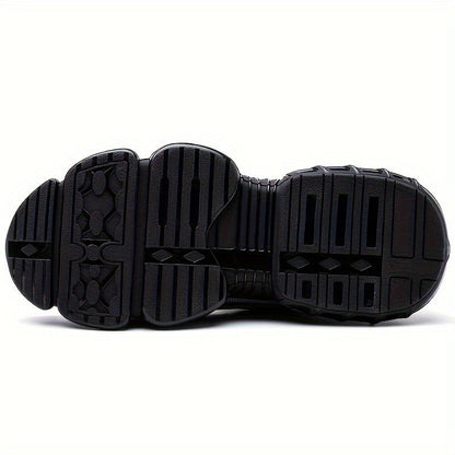Men’s Steel Toe Safety Work Shoes – Breathable Non-Slip Sneakers with Puncture Protection for Outdoor & Casual Wear
