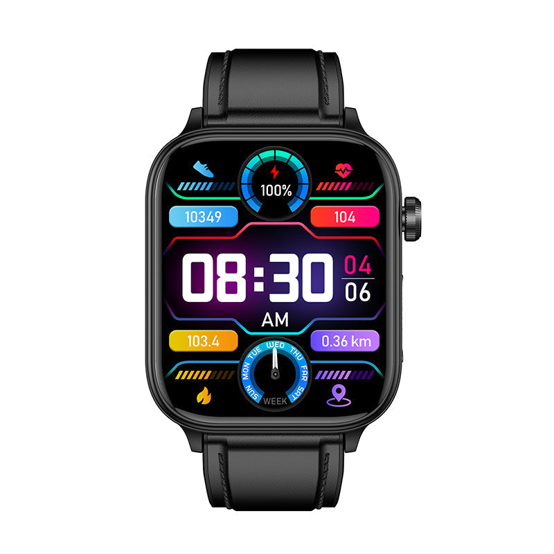 ECG Blood Glucose Intelligent Micro-Physical Examination Stress Monitoring Smartwatch