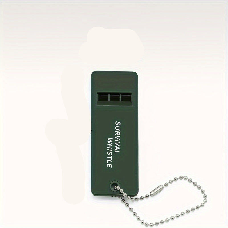 Tri-Frequency Emergency Survival Whistle – High-Pitch Outdoor Signal Tool for Camping, Hiking, Rescue Kits & Holiday Gifting