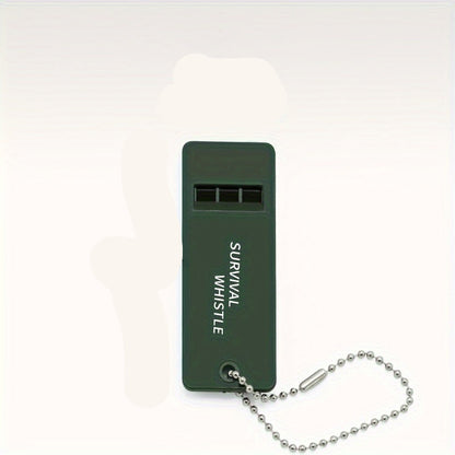 Tri-Frequency Emergency Survival Whistle – High-Pitch Outdoor Signal Tool for Camping, Hiking, Rescue Kits & Holiday Gifting