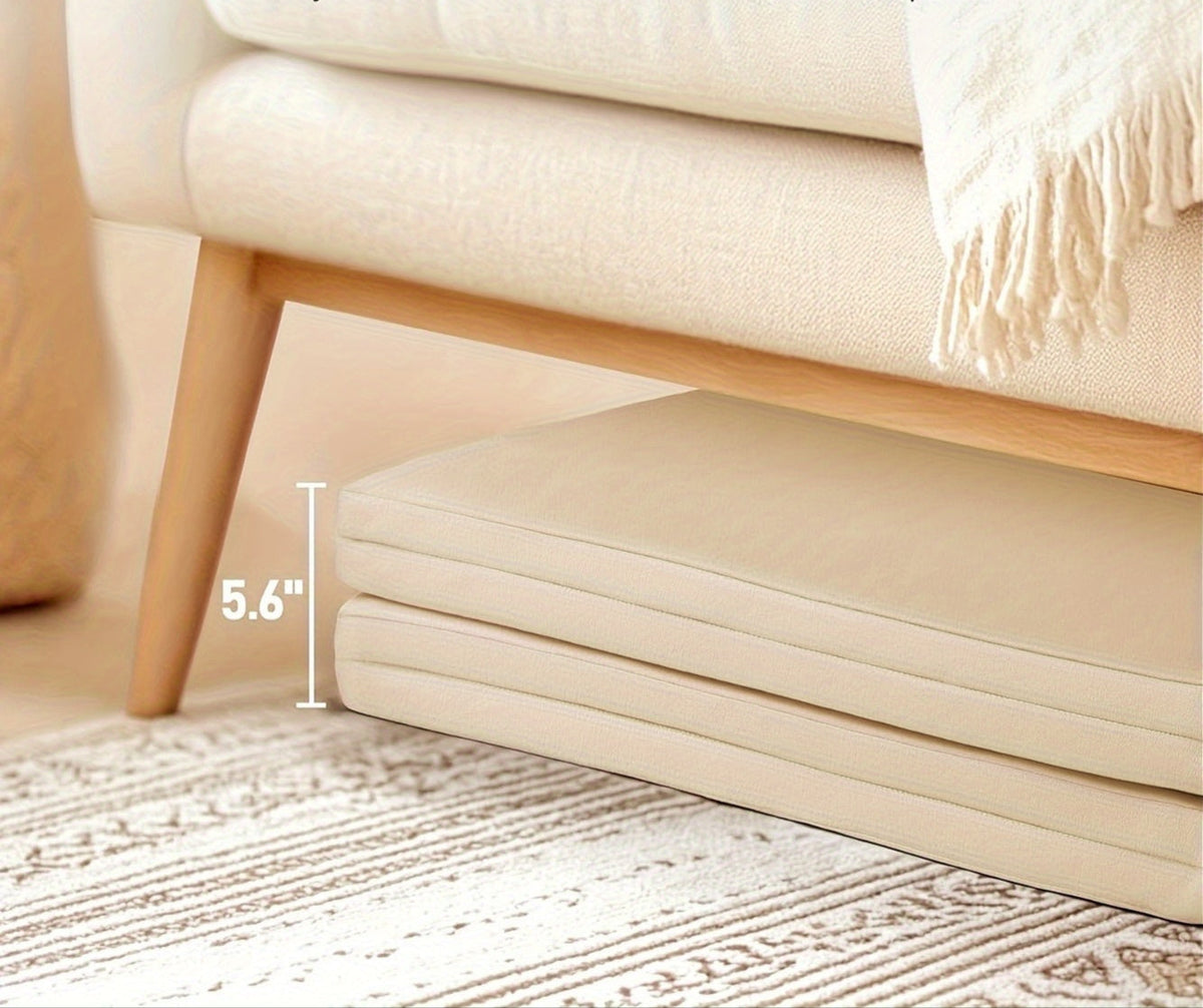 Leather Baby Play Mat – 4pcs Soft, Foldable, and Stylish Foam Mat for Crawling, Nursery, and Easter Gifting for Kids