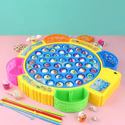 Electric Fishing Game Set – 15/24/45-Piece Educational Toy Kit for Boys & Girls, Fun Holiday Gift Idea