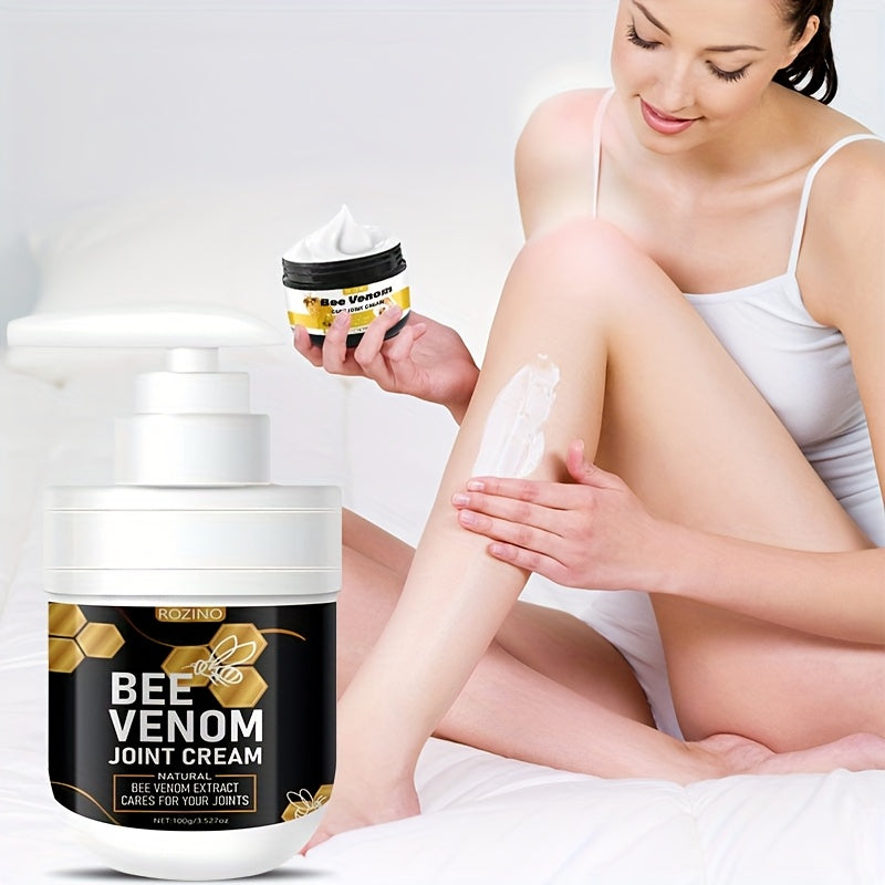 Bee Venom Skin & Joint Cream – Soothing Hydration with Anti-Inflammatory Benefits for Targeted Pain Relief and Skin Recovery