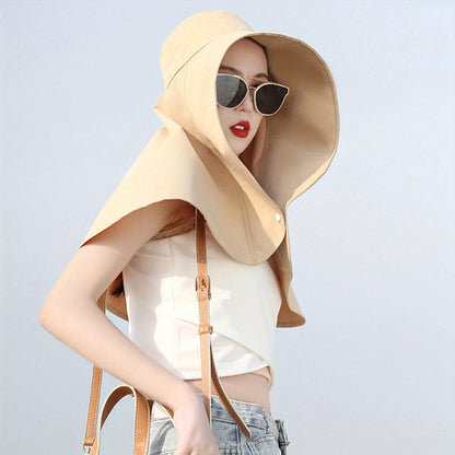 Stylish Wide Brim UV Protection Hat for Women – Perfect Outdoor Fashion Accessory for All Seasons