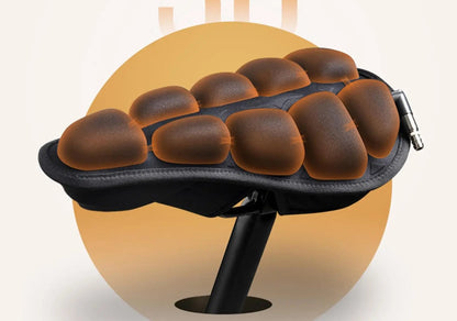 Inflatable Bicycle Seat Cushion – 3D TPU Airbag Bike Seat Cover with Universal Fit, Comfortable Anti-Pressure Riding Pad for Mountain Bikes, Road Bikes, and Accessories