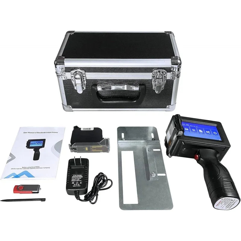 Handheld 1580p1 Inkjet Printer – Portable 4.3″ Touchscreen Industrial Printer for Quick-Dry Coding with 0.08–0.5″ Print Height Capability