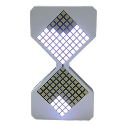 Cyber LED Digital Hourglass Timer – Gravity Sensing Electronic Sand Clock with 1–30 Minute Timer, Futuristic Desk Decoration and Smart Home Gadget