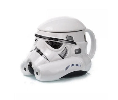 Star Wars R2-D2 Ceramic Mug with Lid – Thermal Insulated Mandalorian Coffee Cup for Kids & Adults, Creative Gift Box Kitchen Tool