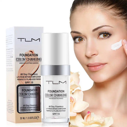 Magic Color-Changing Foundation – Soft Matte Long-Lasting Hydrating Makeup Base that Adjusts to Skin Tone for Flawless Natural Look