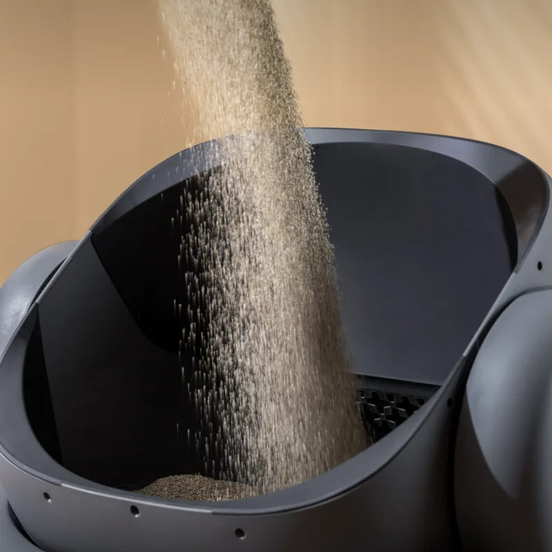 Automatic Cat Litter Box – Smart Self-Cleaning Open Cat Toilet System with Odor Control, Designed for Clean, Effortless Pet Care
