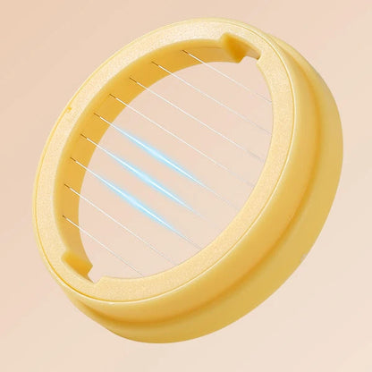 Heavy-Duty Stainless Steel Egg Slicer – Multi-Mode Egg and Fruit Cutter for Precise Kitchen Food Preparation