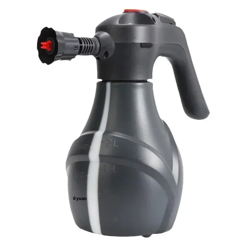 Portable Electric Snow Foam Sprayer – 2L Pro Handheld Car Wash Foam Pot with Pressure Relief Valve